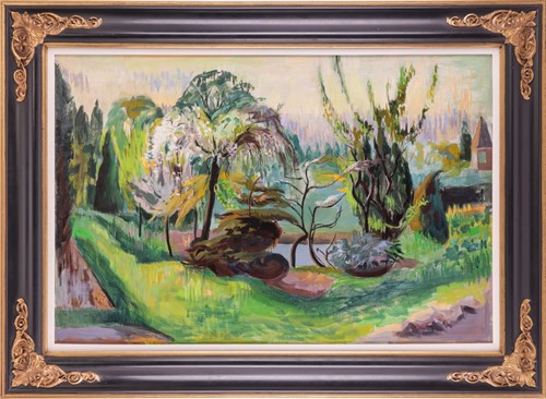 Lot 101 - Phyllis Bray (1911-1991), landscape, oil on...