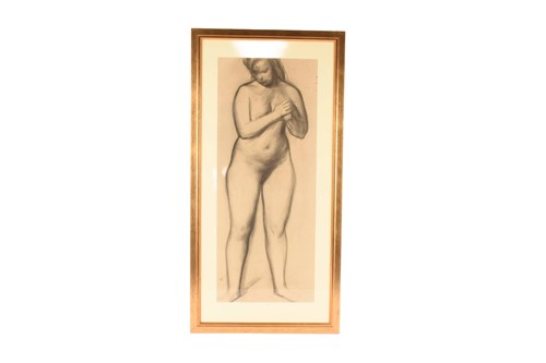 Lot 71 - James Stroudley (1906-1988), 'Standing Nude:...