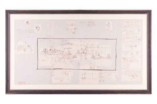 Lot 142 - Ronald Searle (1920-2011), 'Dr Adams Trial,...