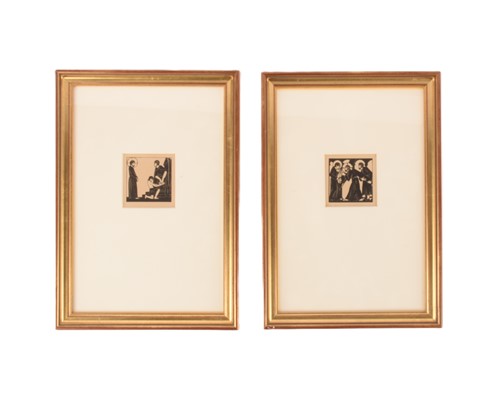 Lot 132 - Eric Gill (1882-1940) British, two wood...
