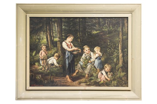 Lot 40 - Rosa Schweninger (1849-1918) Austrian, 'Die...
