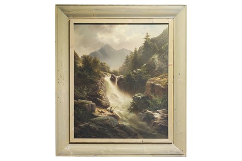 Lot 31 - Albert Rieger (1834-1905) Austrian, 'Angler am...
