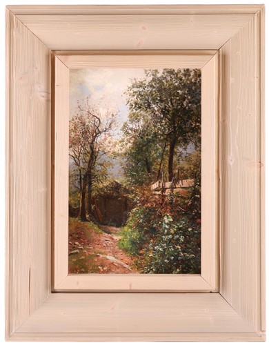 Lot 9 - Hugo Muhlig (1854-1929) German, 'Stiller...