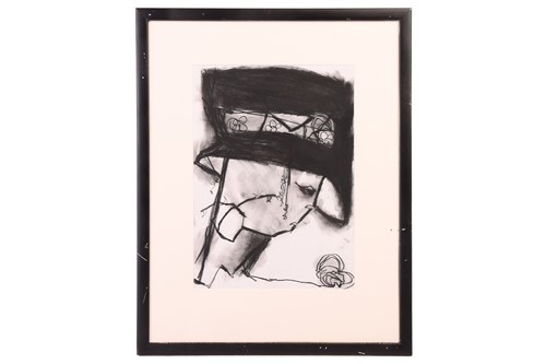Lot 129 - Pat Douthwaite (Scottish, 1934-2002), Lady in...