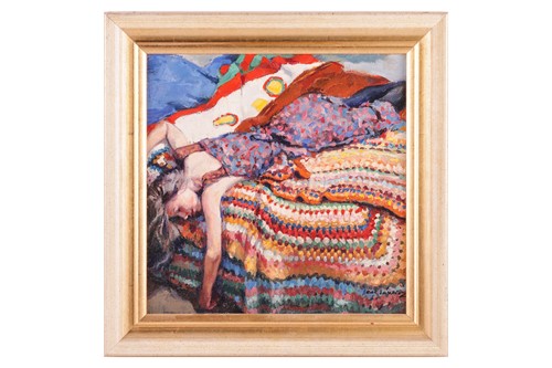 Lot 90 - Robert Oscar Lenkiewicz (1941 – 2002), Woman...