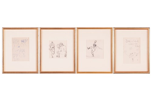 Lot 160 - Ronald Searle (1920-2011) British, A trio of...