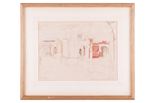 Lot 93 - William Russell Flint (1880–1969), 'Buvette de...