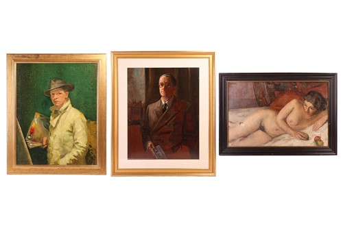 Lot 58 - Irma Katz (American, 20th Century), Portrait...
