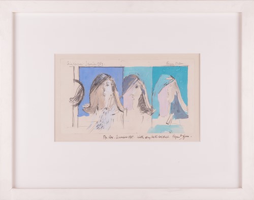 Lot 29 - Bryan Organ (b.1935), 'Study, Liza Sacker[?],...