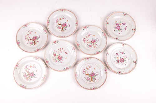 Lot 66 - A Chinese Famille Rose export porcelain porter...