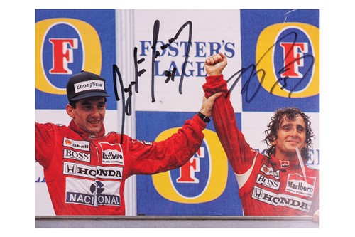 Lot 39 - Ayrton Senna (1960-1994) Brazilian and Alain...