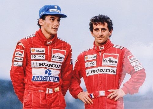 Lot 39 - Ayrton Senna (1960-1994) Brazilian and Alain...
