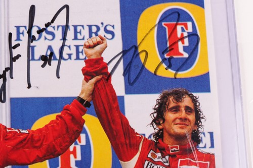 Lot 39 - Ayrton Senna (1960-1994) Brazilian and Alain...