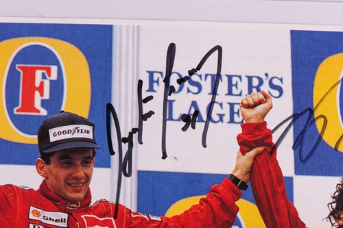 Lot 39 - Ayrton Senna (1960-1994) Brazilian and Alain...