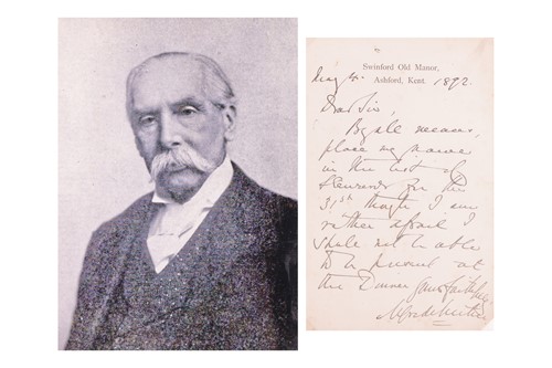 Lot 37 - A mixed group of six celebrity and notable...