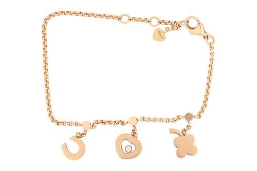 Lot 83 - Chopard - a 'Happy Diamond' lucky charm...