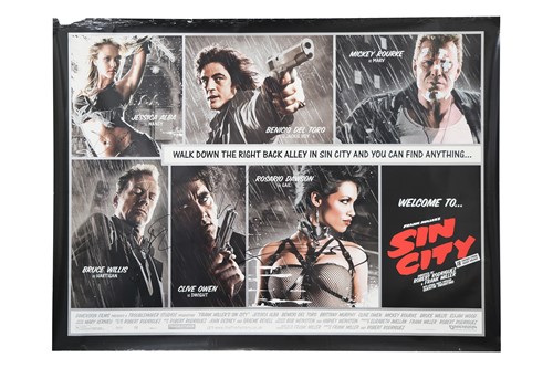 Lot 49 - Sin City (2005) Cast signed British Quad film...