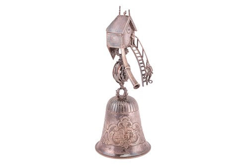 Lot 274 - A late 19th century Dutch windmill wager cup,...