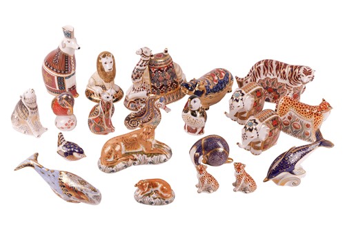 Lot 292 - A collection of Royal Crown Derby paperweights...