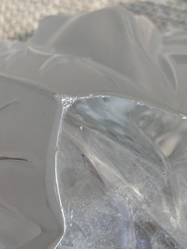Lot 181 - A large Lalique 'Chrysalide' frosted glass...
