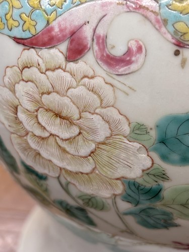 Lot 67 - A pair of Chinese Famille Rose porcelain...