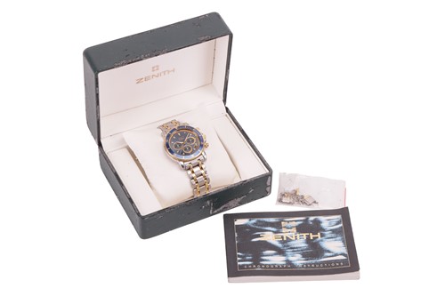 Lot 179 - A Zenith El Primero Rainbow Chronograph...