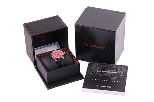 Lot 225 - A Chopard Mille Miglia 'Competitor' Red Dial...