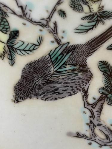 Lot 134 - A very large Chinese Famille Verte porcelain...