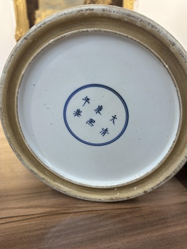 Lot 134 - A very large Chinese Famille Verte porcelain...
