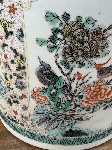Lot 134 - A very large Chinese Famille Verte porcelain...