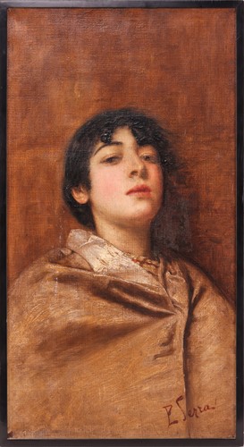 Lot 1 - Ernesto Serra (Italian 1860-1915), A Young...