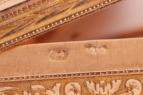 Lot 187 - An early 19th century French snuff box, circa...