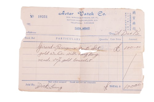 Lot 210 - A Girard-Perregaux 18 Carat Wristwatch Model:...