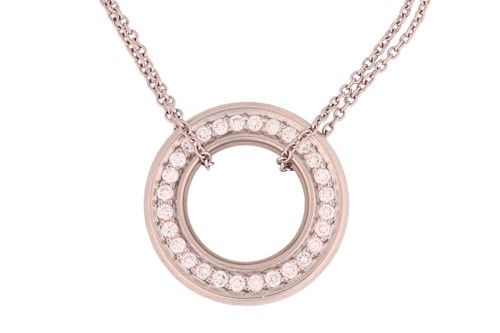 Lot 63 - Boodles - a 'Roulette' medium necklace set in...