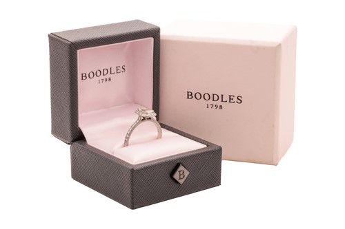 Lot 227 - Boodles - an 'Ashoka' diamond cluster ring in...