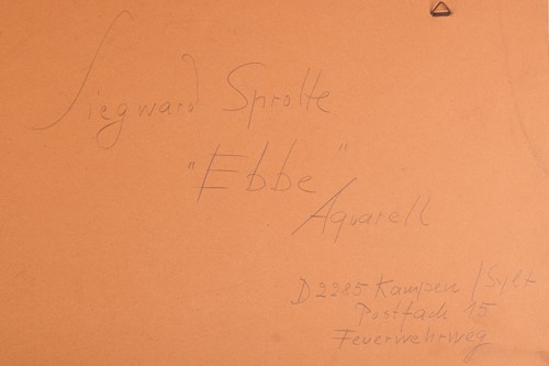 Lot 6 - Siegward Sprotte (German,1913-2004), Ebbe,...
