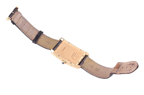 Lot 229 - A Cartier Tank Americaine XL Model: 2329...