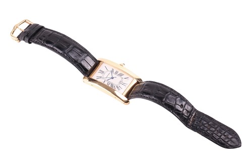 Lot 229 - A Cartier Tank Americaine XL Model: 2329...