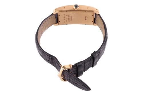 Lot 229 - A Cartier Tank Americaine XL Model: 2329...