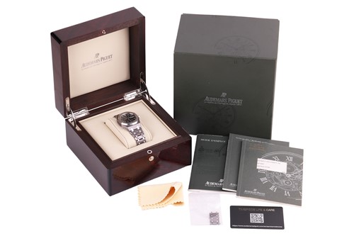 Lot 232 - An Audemars Piguet Royal Oak Dual Time...