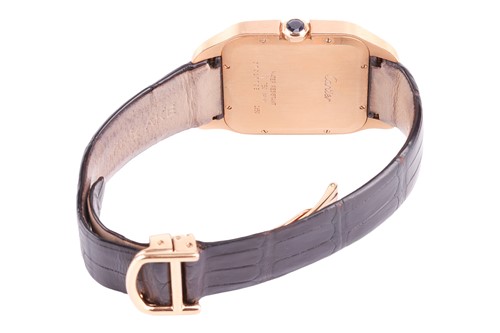 Lot 298 - Cartier Santos Dumont 18 Carat Gentleman's...