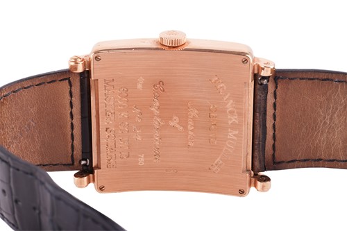 Lot 245 - Franck Muller Master Square 18 Carat Edition...