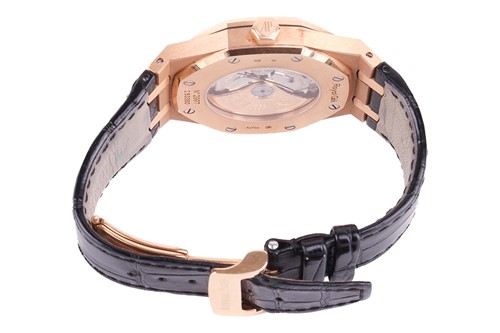 Lot 244 - An Audemars Piguet Royal Oak Model: 15400OR.OO....