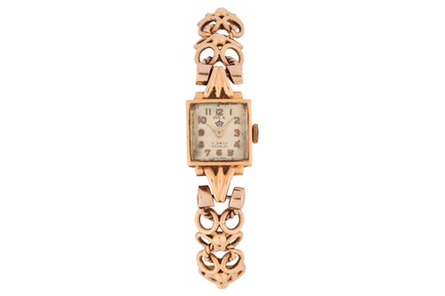 Lot 252 - A Rex 18 Carat Gold Ladies Wristwatch Serial:...
