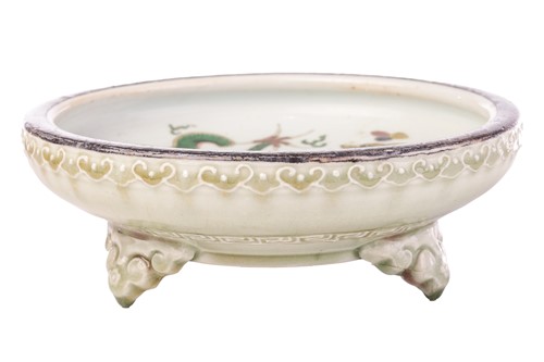 Lot 62 - A Chinese Famille Rose circular porcelain...