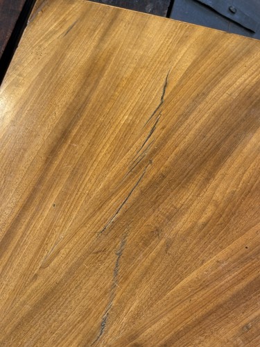Lot 102 - A George III satinwood and parquet line inlaid...