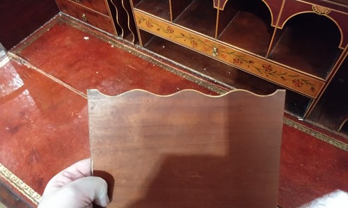 Lot 99 - A late George III mahogany secretaire bookcase,...