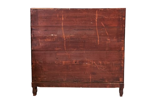 Lot 99 - A late George III mahogany secretaire bookcase,...