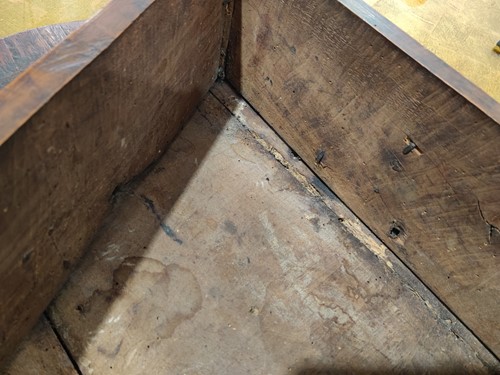 Lot 133 - An early 19th-century rustic elm cricket table...