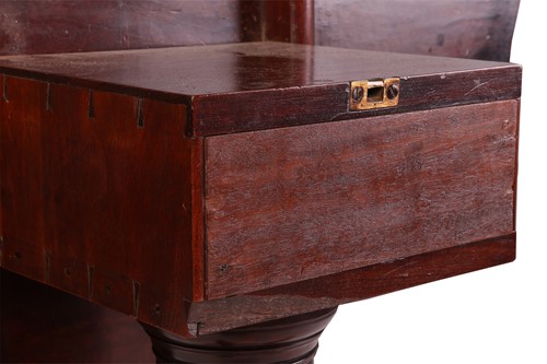 Lot 131 - An early George III "Plum Pudding" mahogany...